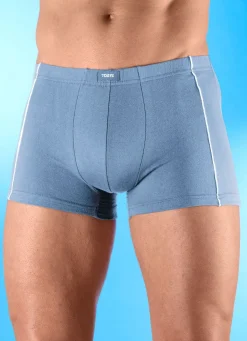 Clearance BADER Viererpack Pants mit Dehnbund 1X MARINE, 1X JEANSBLAU, 1X DUNKELGRAU, 1X SCHWARZ