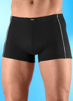 Clearance BADER Viererpack Pants mit Dehnbund 1X MARINE, 1X JEANSBLAU, 1X DUNKELGRAU, 1X SCHWARZ