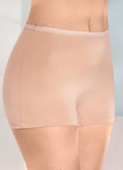 Sale BADER Viererpack Pants mit dezent glänzendem Elastikbund BEIGE
