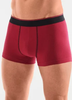 Best BADER Viererpack Pants mit Elastikbund 1X WEINROT, 1X SMARAGD, 1X SCHWARZ, 1X SCHIEFER