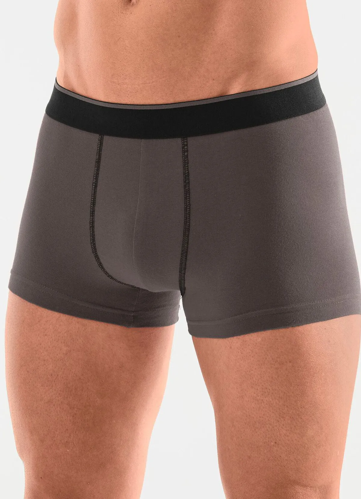 Best BADER Viererpack Pants mit Elastikbund 1X WEINROT, 1X SMARAGD, 1X SCHWARZ, 1X SCHIEFER