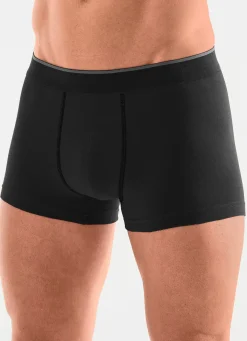 Best BADER Viererpack Pants mit Elastikbund 1X WEINROT, 1X SMARAGD, 1X SCHWARZ, 1X SCHIEFER