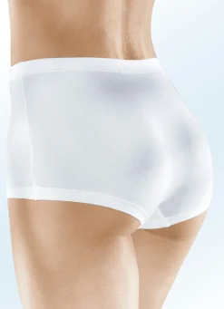 Sale BADER Viererpack Pants mit Gummizug im Bund 4X WEISS