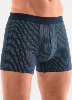 Discount BADER Viererpack Pants mit Softbund 1X MARINE GESTREIFT, 1X UNI MARINE, 1X ANTHRAZIT M