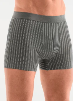 Discount BADER Viererpack Pants mit Softbund 1X MARINE GESTREIFT, 1X UNI MARINE, 1X ANTHRAZIT M
