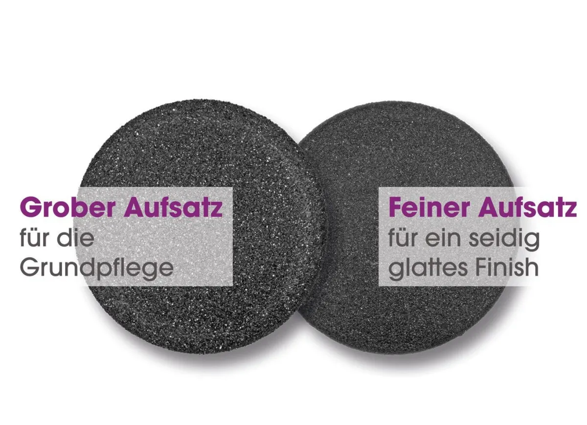 Best VITALMAXX Hornhautentferner mit Saugfunktion WEISS-ROSÉGOLD