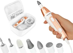 Best VITALMAXX Mani/&Pediküre-Set 7in1 WEISS-ROSÉGOLD