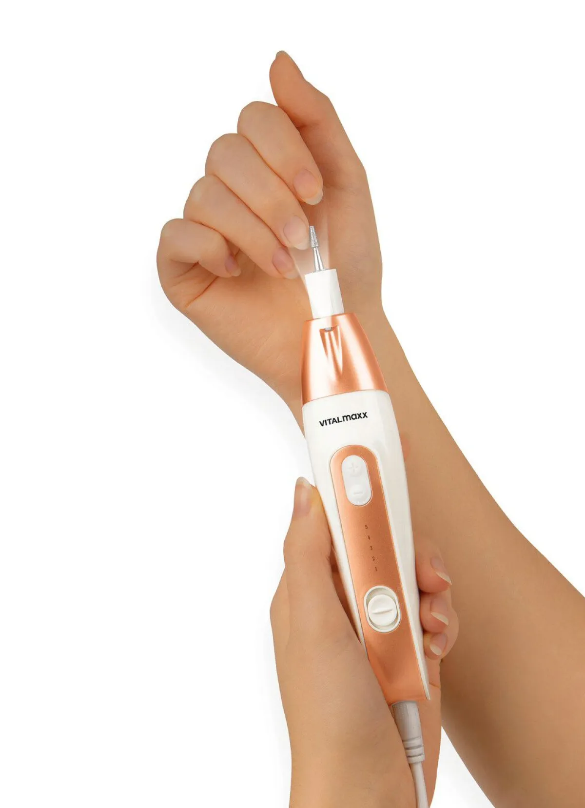 Best VITALMAXX Mani/&Pediküre-Set 7in1 WEISS-ROSÉGOLD
