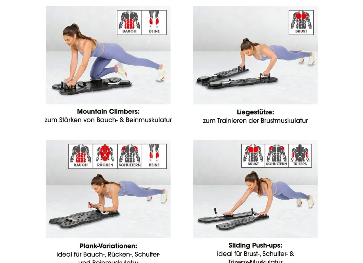 Discount KLAUS MODELLE MADE IN GERMANY "VITALmaxx" Multi Fitness Board schwarz