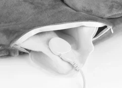 Hot BADER Vitalmaxx Rücken- und Nacken-Massageheizdecke ANTHRAZIT