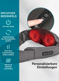 VITALMAXX Shiatsu-Massagegerät ANTHRAZIT