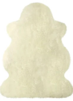 Discount BADER Vorleger aus echtem Merino-Lammfell NATURWEISS