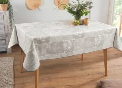 Hot BADER Wachstuch-Tischdecke in toller Patchwork-Optik GRAU