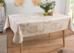 Clearance BADER Wachstuch-Tischdecke in toller Patchwork-Optik BEIGE