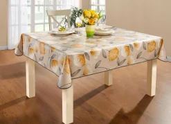 Online BADER Wachstuch-Tischdecke mit Ginkgo-Motiven TERRA