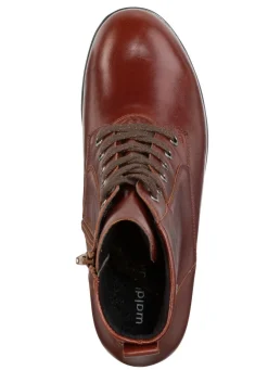 WALDLÄUFER Waldläufer, atmungsaktive Damen-Stiefeletten, Weite H, mit herausnehmbarem Fußbett BRAUN