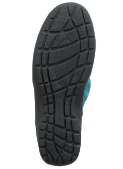 Outlet BADER Waldläufer, bequeme Damen-Boots, Winterschuhe, Weite H, mit herausnehmbarem Fußbett PETROL