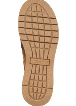 Sale WALDLÄUFER Waldläufer, bequeme Damen-Boots, Weite H, mit herausnehmbarem Fußbett COGNAC