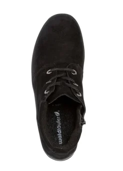 Outlet BADER Waldläufer, bequeme Damen-Boots, Winterschuhe, Weite H, mit herausnehmbarem Fußbett SCHWARZ