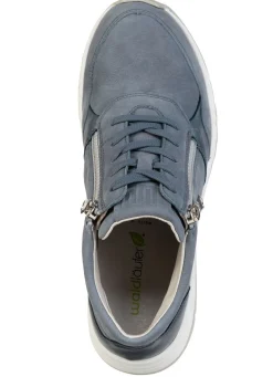 Best WALDLÄUFER Waldläufer, bequeme Damen-Boots, Weite H, mit herausnehmbarem Fußbett JEANS