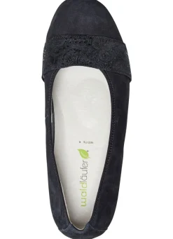 Sale WALDLÄUFER Waldläufer, bequeme Damen-Pumps, Weite K, mit herausnehmbarem Fußbett SCHWARZ