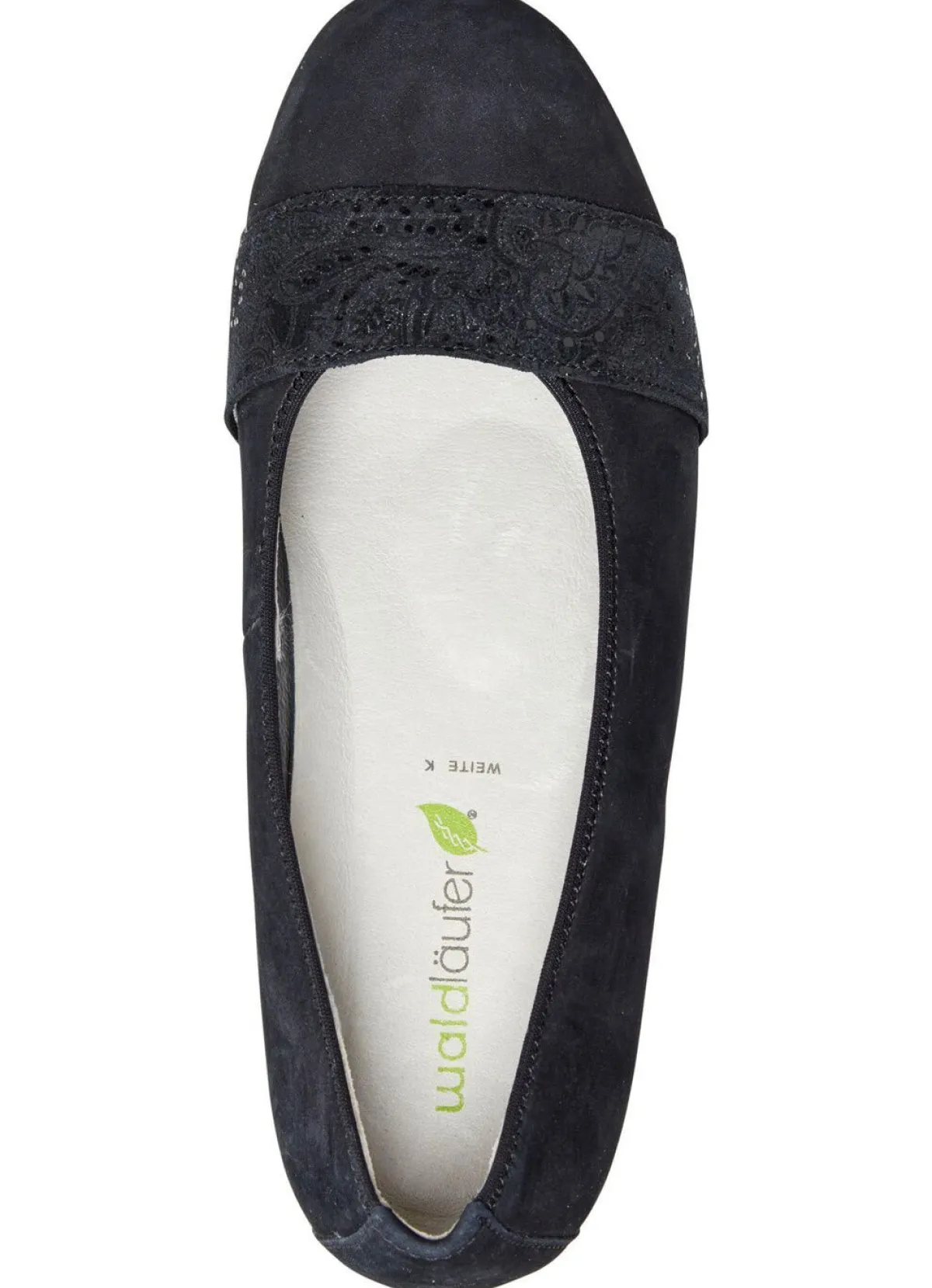 Sale WALDLÄUFER Waldläufer, bequeme Damen-Pumps, Weite K, mit herausnehmbarem Fußbett SCHWARZ
