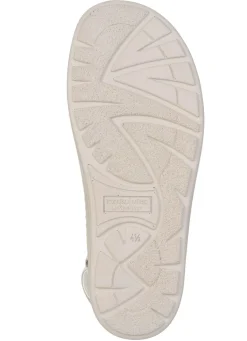 Clearance WALDLÄUFER Waldläufer, bequeme Damen-Sandalen, Weite H, mit herausnehmbarem Fußbett CHAMPAGNER