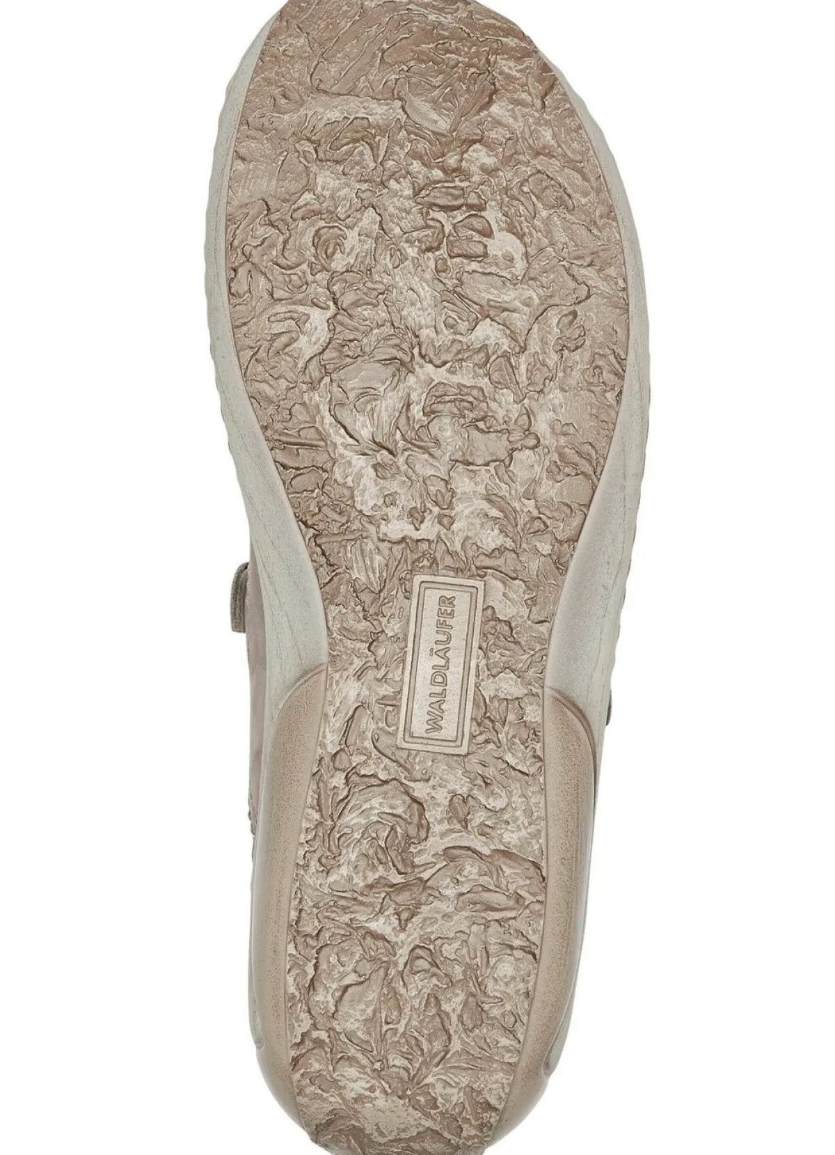 Hot WALDLÄUFER Waldläufer, bequeme Damen-Sandalen, Weite G, mit herausnehmbarem Fußbett TAUPE