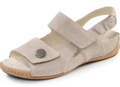 Discount WALDLÄUFER Waldläufer, bequeme Damen-alen, Weite H, mit herausnehmbarem Fußbett SAND