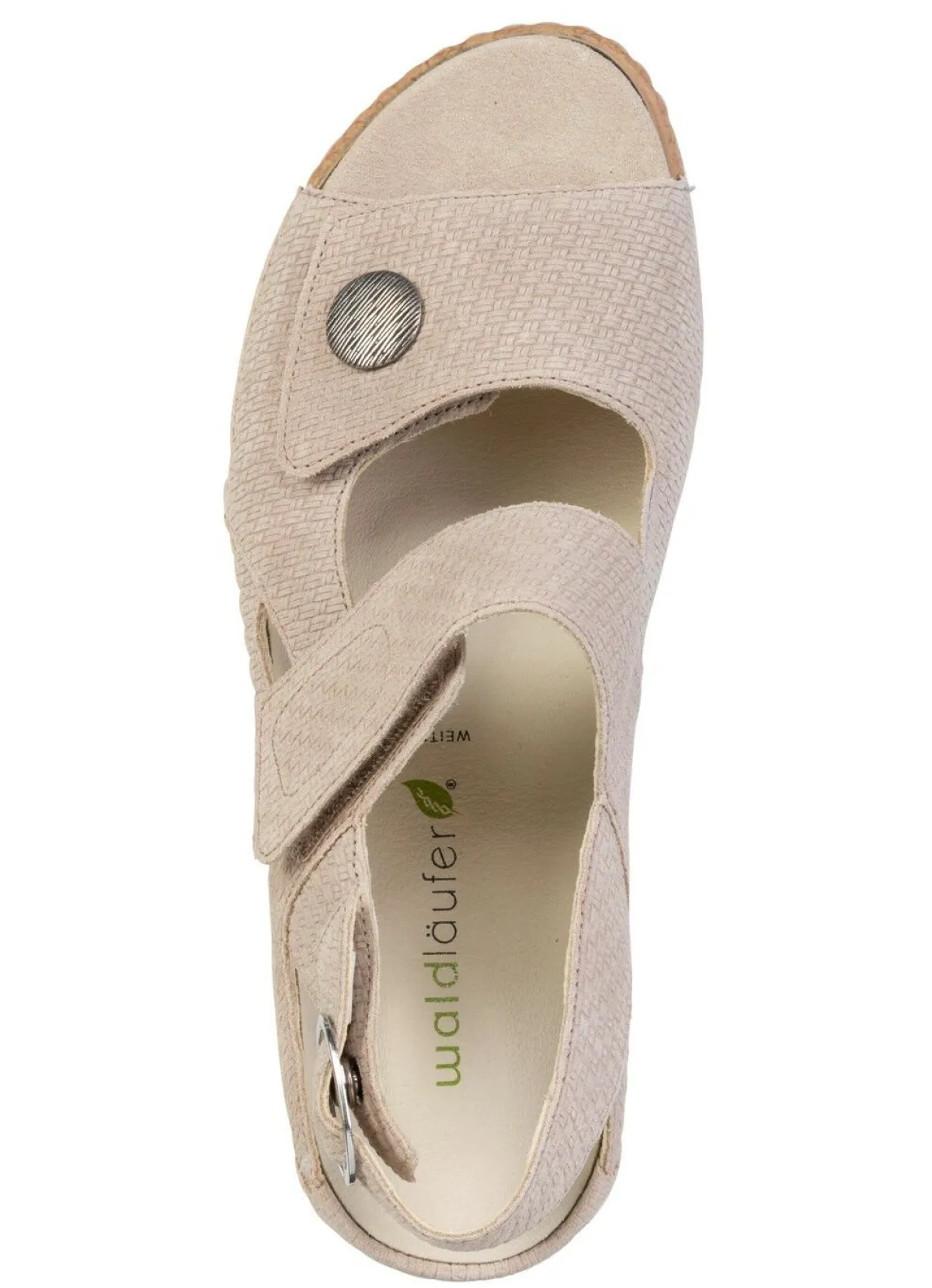 Discount WALDLÄUFER Waldläufer, bequeme Damen-alen, Weite H, mit herausnehmbarem Fußbett SAND
