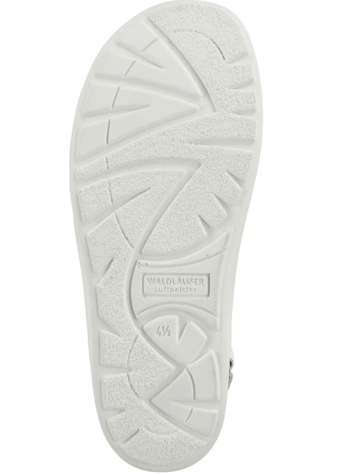 WALDLÄUFER Waldläufer, bequeme Damen-Sandalen, Weite H, mit herausnehmbarem Fußbett NATURWEISS