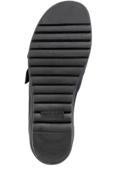 Discount WALDLÄUFER Waldläufer, bequeme Damen-Sandalen, Weite H, mit herausnehmbarem Fußbett MARINE