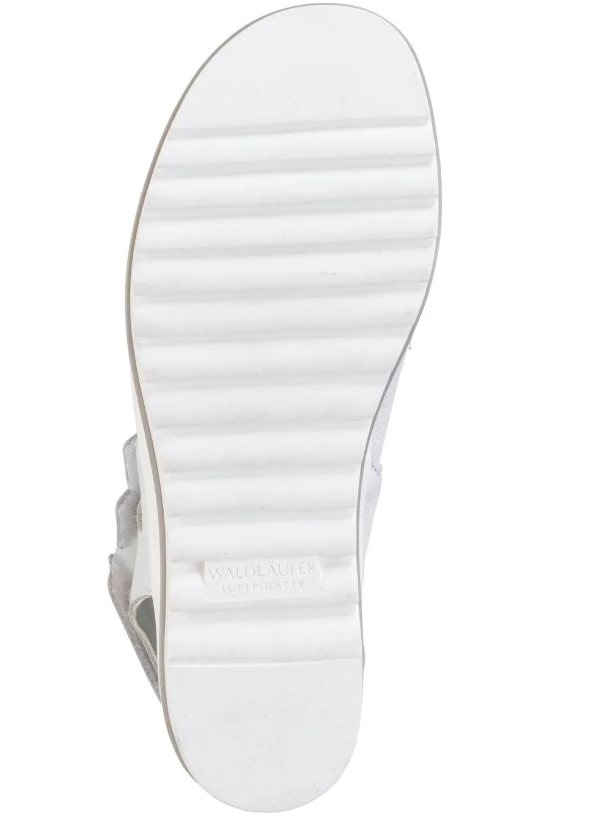 Clearance WALDLÄUFER Waldläufer, bequeme Damen-Sandalen, Weite H, mit herausnehmbarem Fußbett WEISS