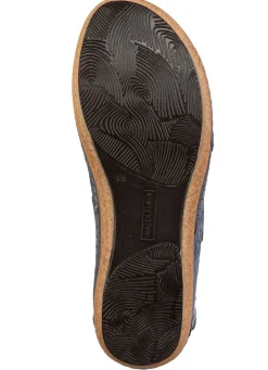 Hot WALDLÄUFER Waldläufer, bequeme Damen-Sandalen, Weite H, mit herausnehmbarem Fußbett JEANS