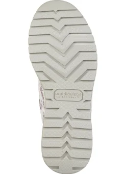 Discount WALDLÄUFER Waldläufer, bequeme Damen-Schnürschuhe, Weite H, mit herausnehmbarem Fußbett WEISS-BUNT