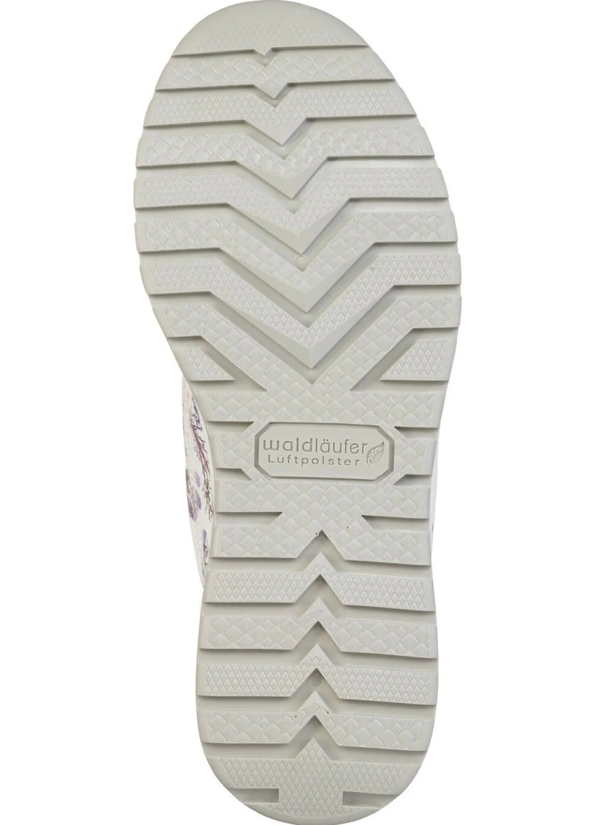 Discount WALDLÄUFER Waldläufer, bequeme Damen-Schnürschuhe, Weite H, mit herausnehmbarem Fußbett WEISS-BUNT