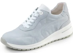 WALDLÄUFER Waldläufer, bequeme Damen-Schnürschuhe, Weite H, mit herausnehmbarem Fußbett BLEU