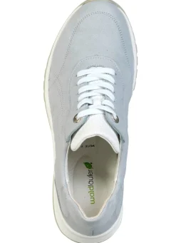 WALDLÄUFER Waldläufer, bequeme Damen-Schnürschuhe, Weite H, mit herausnehmbarem Fußbett BLEU