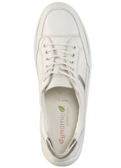 New WALDLÄUFER Waldläufer, bequeme Damen-Schnürschuhe, Weite H, Sohle mit Abrollfunktion NATURWEISS