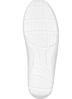 Discount WALDLÄUFER Waldläufer, bequeme Damen-Schnürschuhe, Weite H, mit herausnehmbarem Fußbett WEISS-SILBER