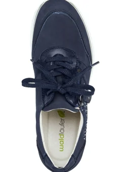 WALDLÄUFER Waldläufer, bequeme Damen-Schnürschuhe, Weite H, mit herausnehmbarem Fußbett MARINE