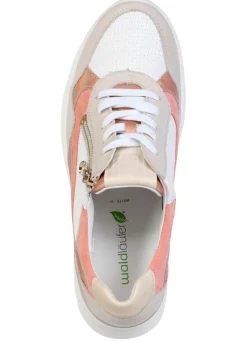 Online WALDLÄUFER Waldläufer, bequeme Damen-Schnürschuhe, Weite H, mit herausnehmbarem Fußbett BEIGE-MULTICOLOR