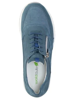 Discount WALDLÄUFER Waldläufer, bequeme Damen-Schnürschuhe, Weite H, mit herausnehmbarem Fußbett JEANS