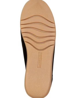 Discount WALDLÄUFER Waldläufer, bequeme Damen-Slipper, Weite H, mit herausnehmbarem Fußbett SCHWARZ