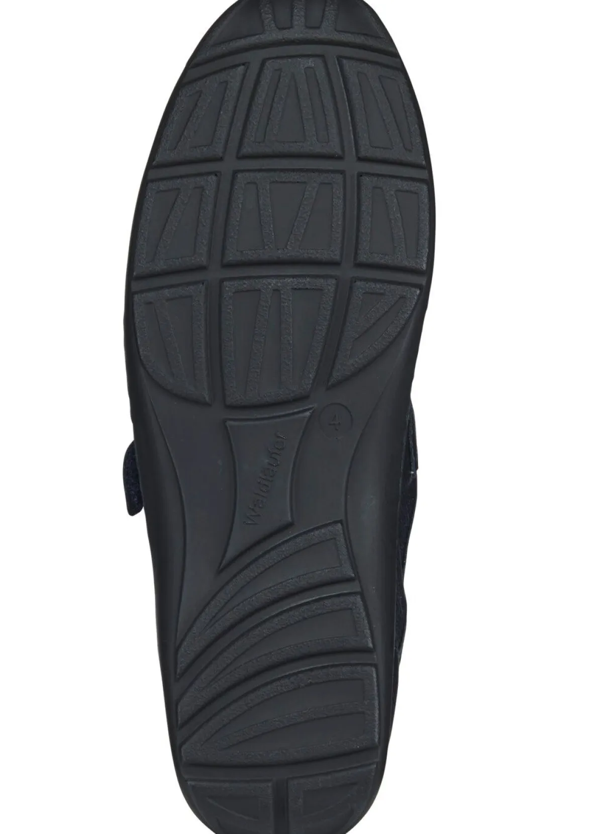 Sale WALDLÄUFER Waldläufer, bequeme Damen-Slipper, Weite H, mit herausnehmbarem Fußbett DUNKELBLAU