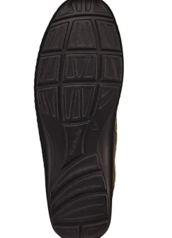 Discount WALDLÄUFER Waldläufer, bequeme Damen-Slipper, Weite H, mit herausnehmbarem Fußbett BRONZE