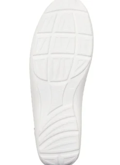 Best WALDLÄUFER Waldläufer, bequeme Damen-Slipper, Weite H, mit herausnehmbarem Fußbett NATURWEISS