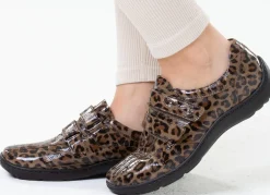 Online WALDLÄUFER Waldläufer, bequeme Damen-Slipper, Weite H, mit herausnehmbarem Fußbett BRAUN-SCHWARZ