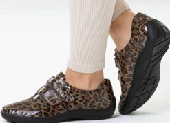 Online WALDLÄUFER Waldläufer, bequeme Damen-Slipper, Weite H, mit herausnehmbarem Fußbett BRAUN-SCHWARZ