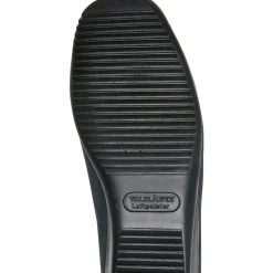 Clearance WALDLÄUFER Waldläufer, bequeme Damen-Slipper, Weite H, mit herausnehmbarem Fußbett MARINE-COGNAC